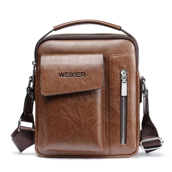 Bolsa Transversal de Couro Masculina - Weix - Image 6