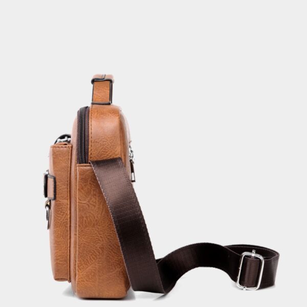 Bolsa Transversal de Couro Executiva Weix - Image 7