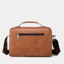Bolsa Transversal de Couro Executiva Weix