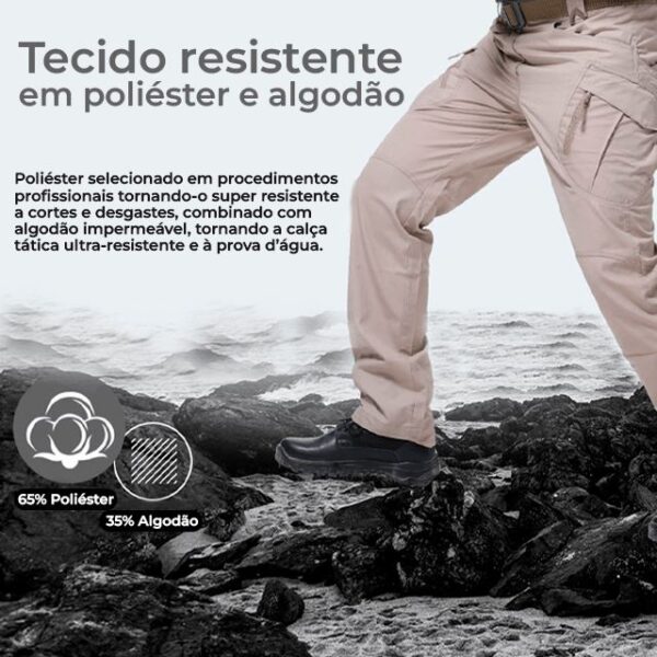 Calça Tática Militar Ultra Resistente Impermeável - Image 2