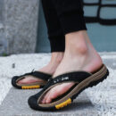 Sandália de Couro Básico Masculino LY-3M