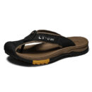 Sandália de Couro Básico Masculino LY-3M
