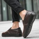 Sapato Mocassim de Couro Social
