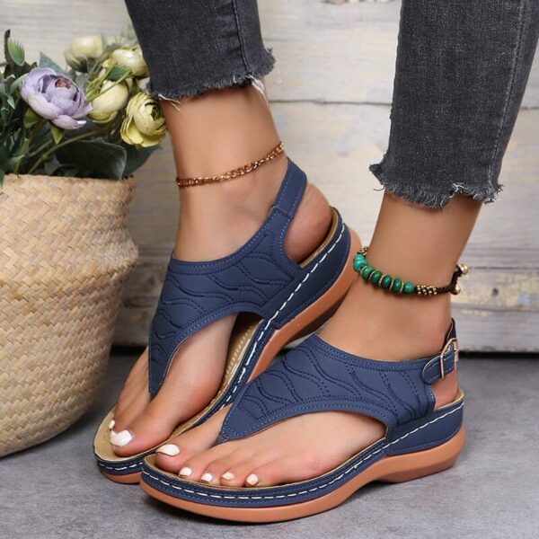 Sandália Feminina Manfredi Ortopé Sandália Feminina Manfredi Ortopé azul