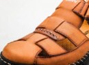 Sandália Masculina de Couro Gladiador