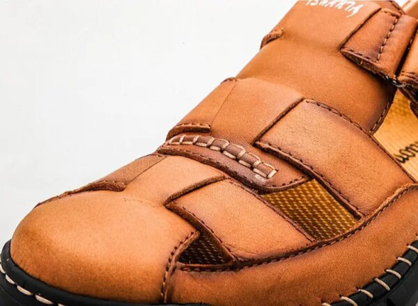Sandália Masculina de Couro Gladiador - Image 4